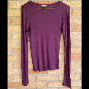 Prince & Fox Purple Long Sleeve Top | Size M